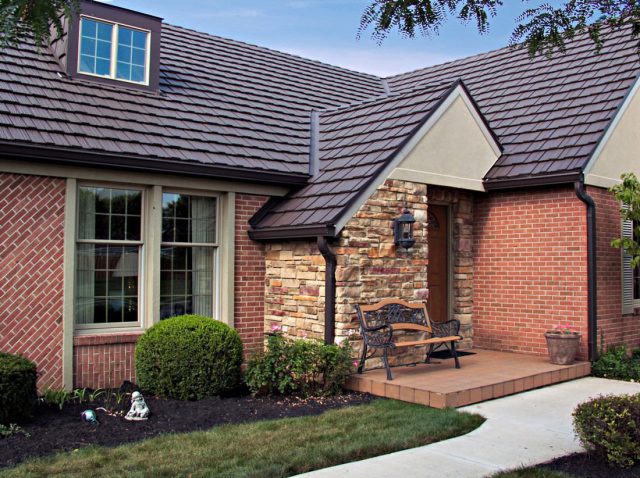country manor shake to metal roof