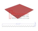 2.67x.875 Corrugated Panel 2.67x.875 Corrugated Panel